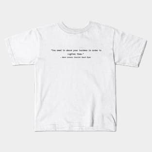 Moon Lovers Scarlet Heart Ryeo Quotes Kids T-Shirt